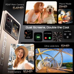 [Ship From UK] Cubot X100 Android 15 5G Smartphone 6.88" 120Hz 16GB(8+8) RAM 256GB ROM 64MP 5100mAh 33W NFC Mobile Phone