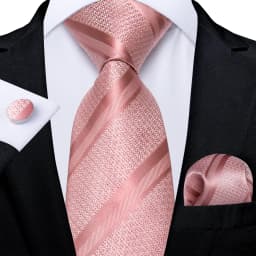 New Formal Ties Classic Blue Striped Necktie Handkerchief Cufflinks Gift For Men Wedding Tie Cravate Gravatas