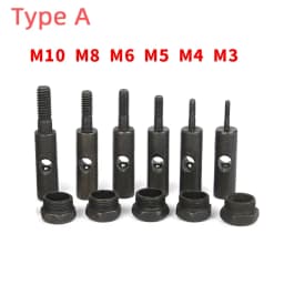 Riveter Gun Part Threaded Mandrel  for Hand Nut Rivet Guns Tool Accessories Simple Installation M3-M12 Spare Part