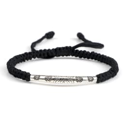Red Thread Braided Bracelet Golden Silver Color Long Tube Bangle Handmade Adjustable Women Men Fashion Friendship Jewelry Gift