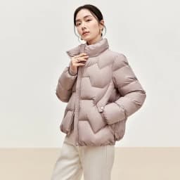 SENTUBILA Women's Short Down Puffer Jackets 2026 Light Weight Stand Neck Zipper Winter Duck Down Coat Female Clothing W44Y56637