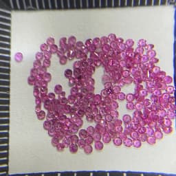 Mosangna A Quality Brilliant Cut Round 0.8-3mm 100% Natural Red Ruby Blue Sapphire Pirce Per Carat