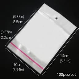 OPP self sealing transparent plastic bag, cellophane, self-adhesive packaging, jewelry, candy, cookies, gift packaging bag