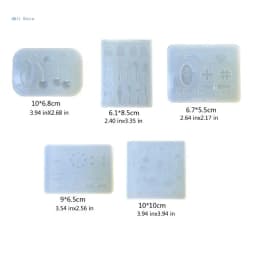 Silicone Dropping Mold for Handmade Craft Epoxy Accessories Molds Flexible Accessory Mould Jewelry Making Supplies