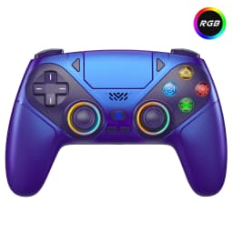 RGB Light Wireless Controller For PS5/PlayStation 5/Pro/Slim/PC Hall Effect Gamepad W/Marco/Turbo NO Drift Game Control Joystick