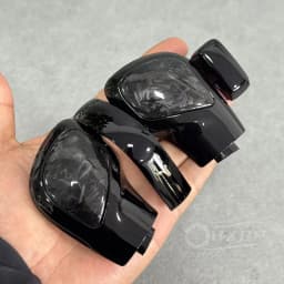 Car Gear Lever Upgrade Carbon Fiber Material Side Cover Suitable for Volkswagen Golf 7 GTI R Tiguan Passat B7 B8