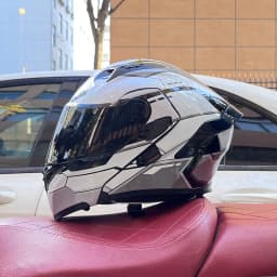 Modular Filp up Motorcycle Helmet Full Face Racing Helmet Dual Visors DOT Approved motosiklet kaskı
