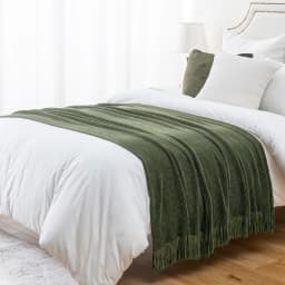 Battilo Chenille Knit Blankets with Tassels Caramel Plaid Throw Blanket for Bed Couch Decorative Sofa Blanket Bedroom Fall Decor
