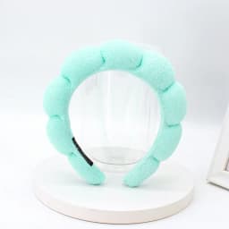 Women Girls Sponge Co Spa Makeup Bubble Terry Cloth Headband Puffy Retro Hair Bands Soft Hairband Headwear