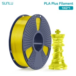 SUNLU 1KG PLA PLUS/ Clear Filament 1.75mm 1000g Spool (2.2lbs) High Toughness Neatly Wound Filament Fit Most FDM Printer