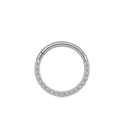 G23 Titanium Nose Ring 14G 16G 18G 20G Hinged Segment Cartilage Tragus Earring Helix Daith Hoops Septum Clicker Piercing Jewelry