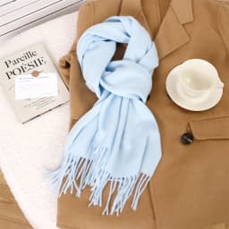 70Color Solid Winter Women Scarf Warm Thicken Cashmere Shawl Outdoor Tassels Pashmina Lady Wrap Windproof Scarves Fashion Luxury