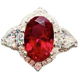 Classic and gorgeous ruby Female Ring Beautiful light luxury art high-end wedding rings for women banquet silver 925 jewelry