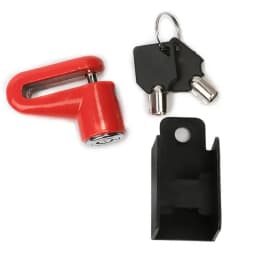 Universal Disc Brake Lock Bike Anti -Theft Disc Lock Mountain Road MTB Cycling Rotor Disc Brake Wheel Lock with Reminder Cable