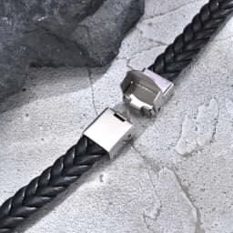Initials Leather Bracelet for Men Boys,Stainless Steel A-Z 26 Letter Charm Woven Wristband,Casual Jewelry Gift to Father Husband