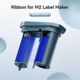 NIIMBOT M2 M3 Carbon Ribbon Laser Silver Matte Silver Thermal Transfer Sticker Outdoor Waterproof Network Organizer Tag