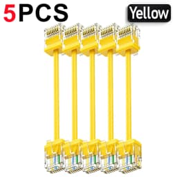 1/5/10Pcs CAT6A Slim RJ45 UTP Network Cord 10Gbps Cat6A Patch Cable for NAS PS5 Patch Panel to Switch Flexiable Cat6a 10/20/30CM