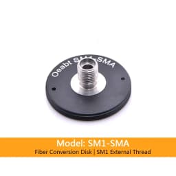 SMA Fiber Optic Adapter Plate Jumper Connector Adapter SMA Socket Flange SM1 Threaded Disc Coupling Cage Type Oeabt