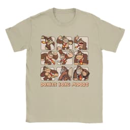 2026 Summer New Style Fun "Gorilla Khan" Video Game High-Quality Comfortable Men's Printed Round-neck T-Shirt