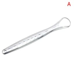 High Quality Stainless Steel Tongue Scraper Cleaner Fresh Breath Cleaning Coated Tongue Toothbrush Oral Hygiene Care Tools
