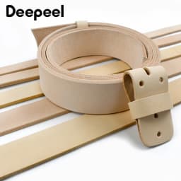 1Pc Deepeel 18/24/29/34/38mm*110/120cm First Layer Cowhide Leather Belt with Pin Buckle Head DIY Handmade Crafts Accessories