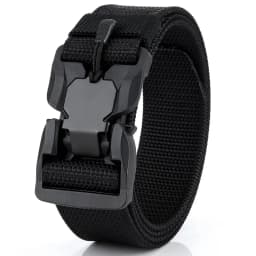 Genuine Tactical Belt Quick Release Magnetic Buckle Belt Soft Real Nylon Sports Accessories Men and Women Belt