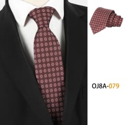 Lurury 8CM Mens Necktie Print Patterns Classic Ties For Man Groom Handfeel Polyester Floral Dot Business Wedding Accessories