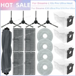 Fit For Dreame L10s Pro Ultra Heat / L10s Ultra Gen 2 / D20 Ultra / Mova E30 Ultra / P10 Ultra Brush Filter Mop Cloth Bag