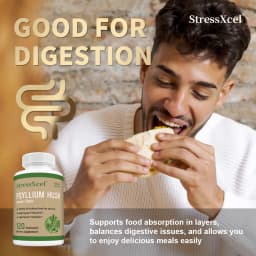 Psyllium Husk - Natural Soluble Fiber, Good for Intestinal Health, Cleansing, Detox, Supports Digestive System Health Supplement