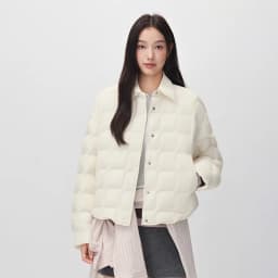 Semir Women Down Jacket Turn Down Collar Water Repellent Lightweight 90 Percent Down Fill Loose Fit 2026 New Winter Daily Wear