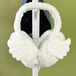 Y2K Angel Wing Soft Plush Ear Keep Warmer Winter Earmuffs For Women Outdoor Earflap Protection Ear Cover