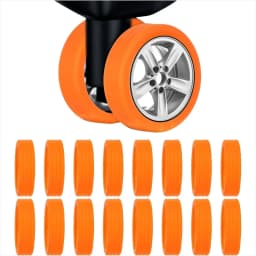 32/4PCS Silicone Wheel Protector Luggage Compartment Wheel Protect Cover Trolley Case Silent Caster Sleeve Suitcase Accessories