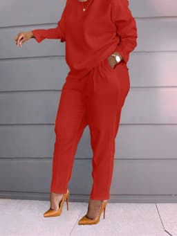 New Suit Tracksuit Patchwork Women Spring Autumn Casual Pocket Ladies Set O-Neck Long Sleeve Loungewear Streetwear Outfit