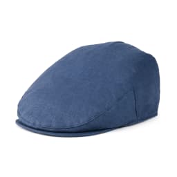 BOTVELA Linen Flat Cap for Men Women Herringbone Linen Newsboy Cap Lightweight Driver Ivy Hat Bakerboy Hat Summer Boina for Male