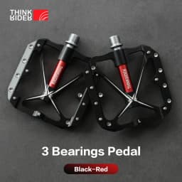 ThinkRider Flat Bike Pedals MTB Road 3 Sealed Bearings Bicycle Pedals Mountain Bike Pedals Wide Platform Accessories Part