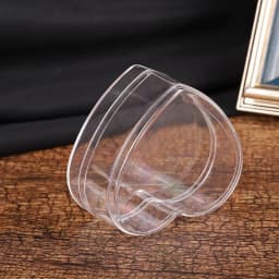 Empty Bottle Heart Shaped Candy Boxes Packaging Jar Nail Art Cosmetic Storage