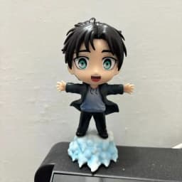 Chibi Eren Yeager Attack On Titan Anime Figure Gk Model High Quality Desktop Ornament Trendy Toy Gift For Adult Anime Collector