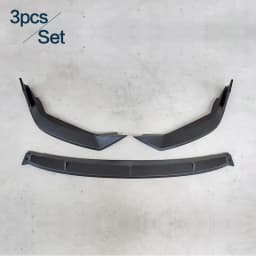 Front Bumper Spoiler for Toyota Corolla Sedan 2019-2023 Protector Plate Lip Body Kit Carbon Surface Decorative Strip Chin Shovel
