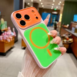 14 Colors Magnetic Case For iPhone 18 17 16 15 14 Pro Max For MagSafe Colorful Crystal Glitter Back Soft Bumper Cover Shockproof