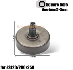 1PCS Clutch Drum Passive Discs for Lawn Mower Hedge Trimmer Ground Drill Parts Repair Replacement