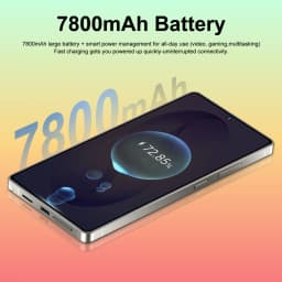 K-Touch C26 Ultra Smartphone 7.3 Inch Android 15 Mobile Phones 5G Dual SIM Cell Phone 16+48MP Camera 7800mAh Face Unlocked Global Version Cellphones