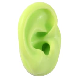1 Pieces New Silicone Ear Model Professional Practice Piercing Tools Earring Ear Stud Display Tools Can Be Reused Body Jewelry