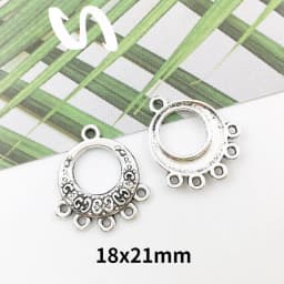 20PCS Retro Ethnic Hanging Head Earrings Connector For Jewelry Making Bracelet Necklace Connecting Link DIY Accessories Supplies