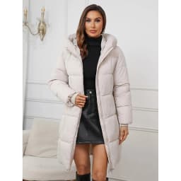 Women Winter Thicken Down Cotton Jacket 2025 New Women Long Cotton Padded Jacket Women Loose Hooded Parkas Coat Women Outwear