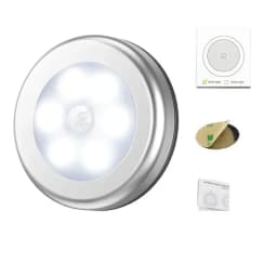 Night Light With PIR Motion Sensor LED Battery Lamp Strong Magnetic For Bedroom Bedside Kitchen Cabinet Lighting