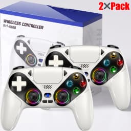 Controller For Playstation 5 PS5/PS5 Pro/Slim/PC Gamepads W/Hall Effect RGB Wireless Game Control Joystick Marco/Turbo Program