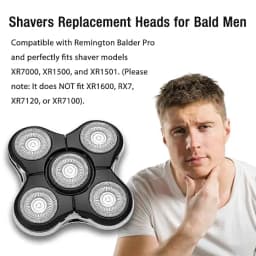 Blade Pro Replacement Head Fit For Remington Balder Pro RX5,XR7000,XR1500 Balding Men Shaver