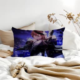 Hot Anime Bungo Stray Dogs Pillow Case Cover Suitable For Sofa Car Cushion Rectangular Back Cushion