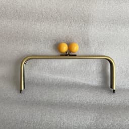 22 Or 24cm Kiss Lock Antique Bronze Big Ball Claps Metal Purse Frame Wholesale Bag Accessories Wallet Parts Plastic Candy Color