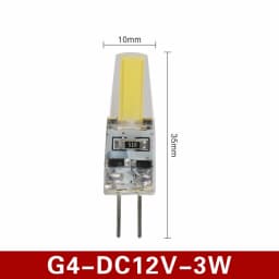 10PCS NEW Dimmable Mini G4 LED COB Lamp 6W Bulb AC DC 12V 220V Candle Lights Replace 30W 40W Halogen for Chandelier Spotlight